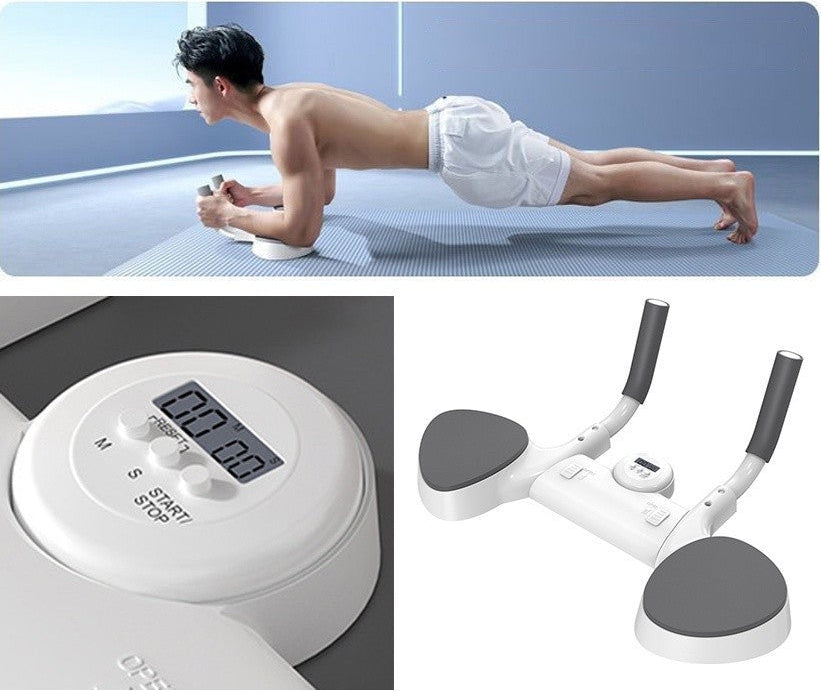Multifunctional fitness board made of ABS for push-ups and planks, perfect for home workouts and gym training.