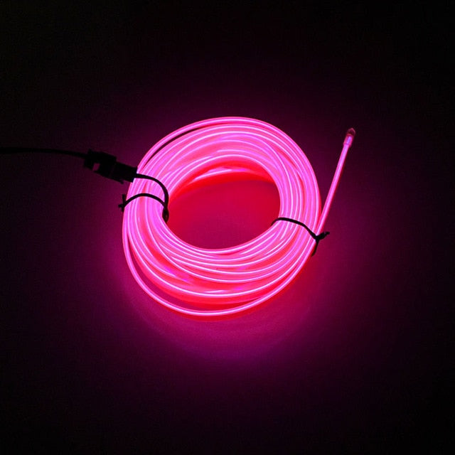 Led Strip - Ταινία Aυτοκινήτου 5 Μέτρα / ΡΟΖ