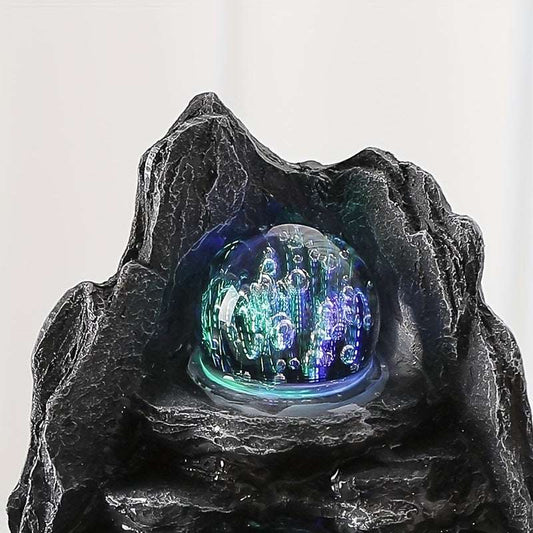 Σιντριβάνι Εσωτερικού Χώρου με Περιστρεφόμενη Γυάλινη Σφαίρα