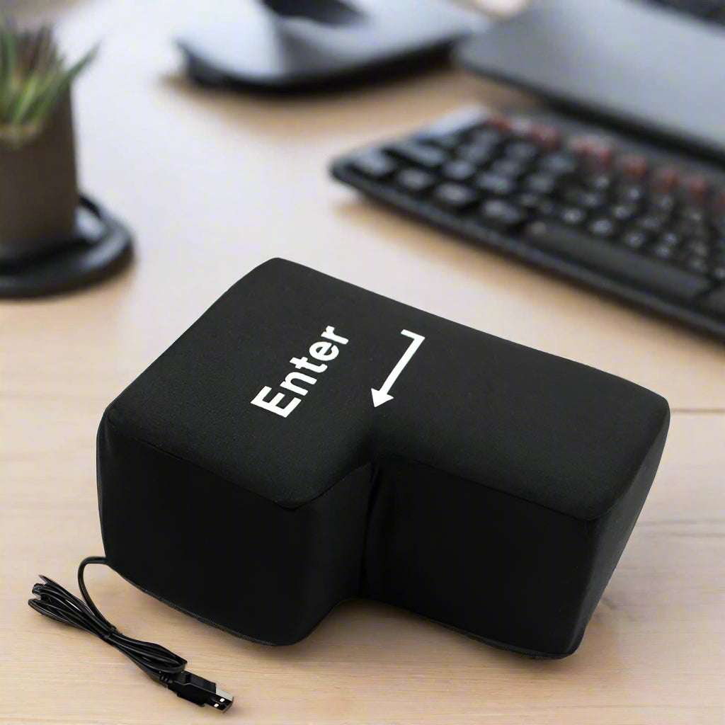 Big Enter USB Anti Stress Nap Pillow
