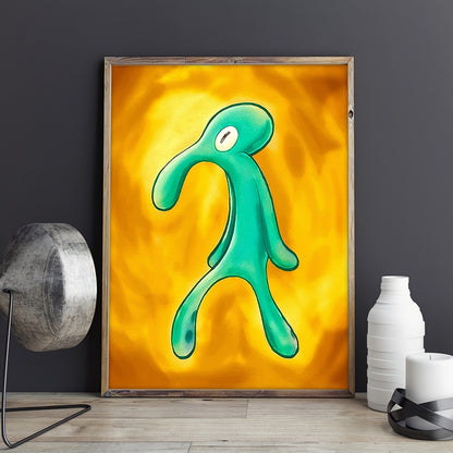 Squidward Wall Art Poster