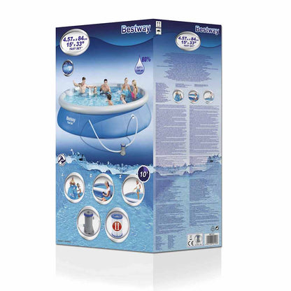 Bestway Σετ Πισίνας Fast Set 457 X 84 Εκ.