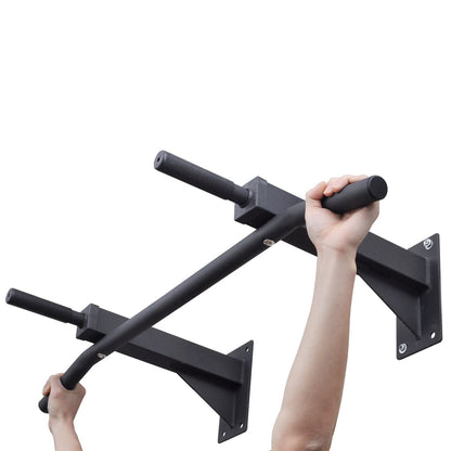 Wall-mounted pull-up bar with 90 kg capacity