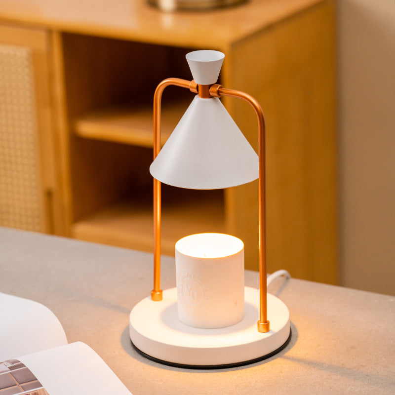 Melting wax lamp retro aromatherapy dimmable night light desktop iron art
