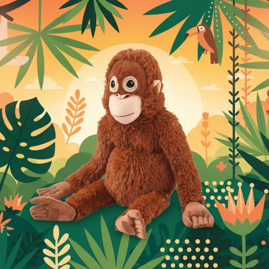 Viral Orangutan Plush 66cm (DJUNGELSKOG style)