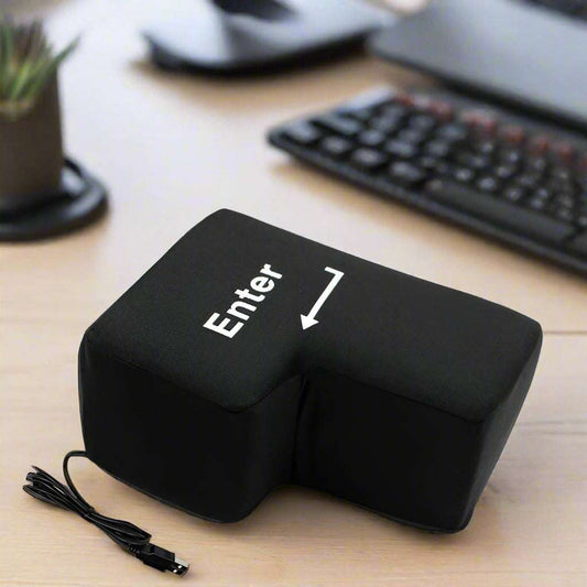Big Enter USB Anti Stress Nap Pillow