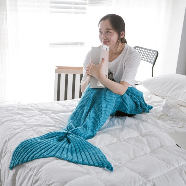 Mermaid Tail Blanket - Turquoise