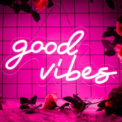 Good Vibes - Neon LED Φωτιστικό - UNEED