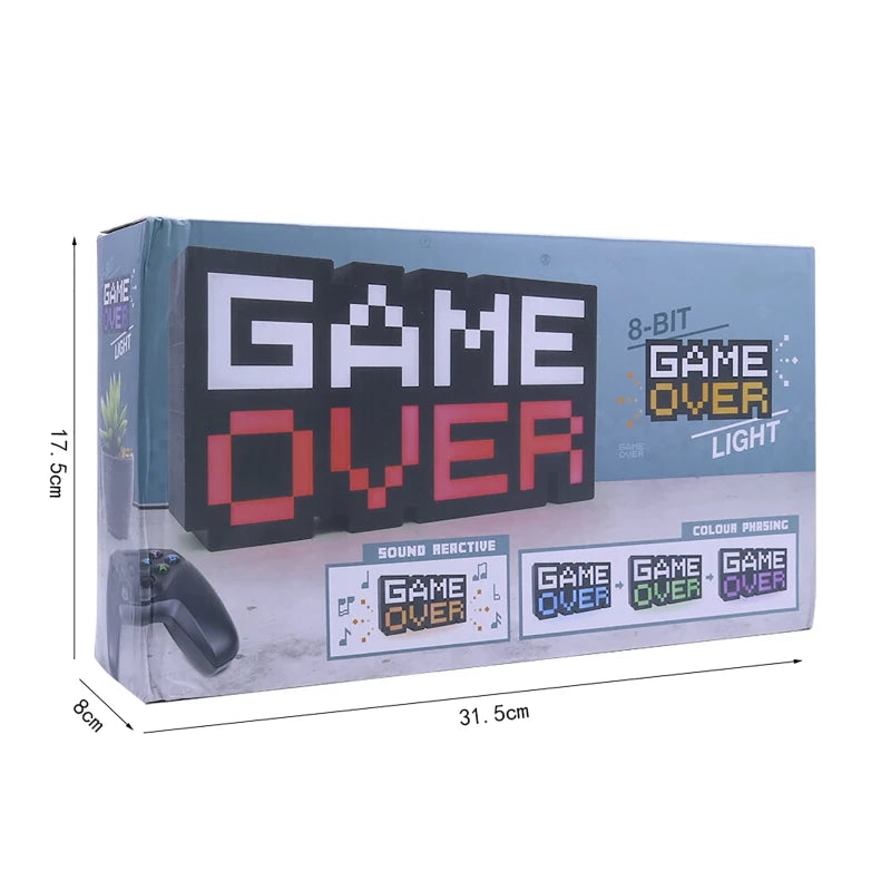 Voice Control Φωτιστικό Game Over - UNEED