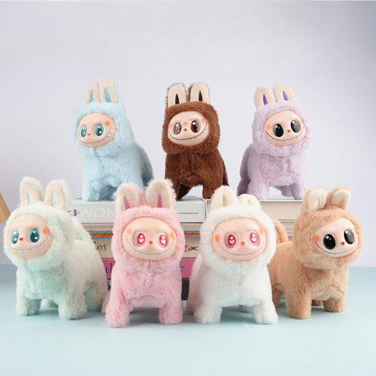 GlowBubu electric plush toy with LED lights, sound and motion - Electric Labubu