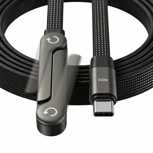 multi-angle phone stand charging cable for bedside use