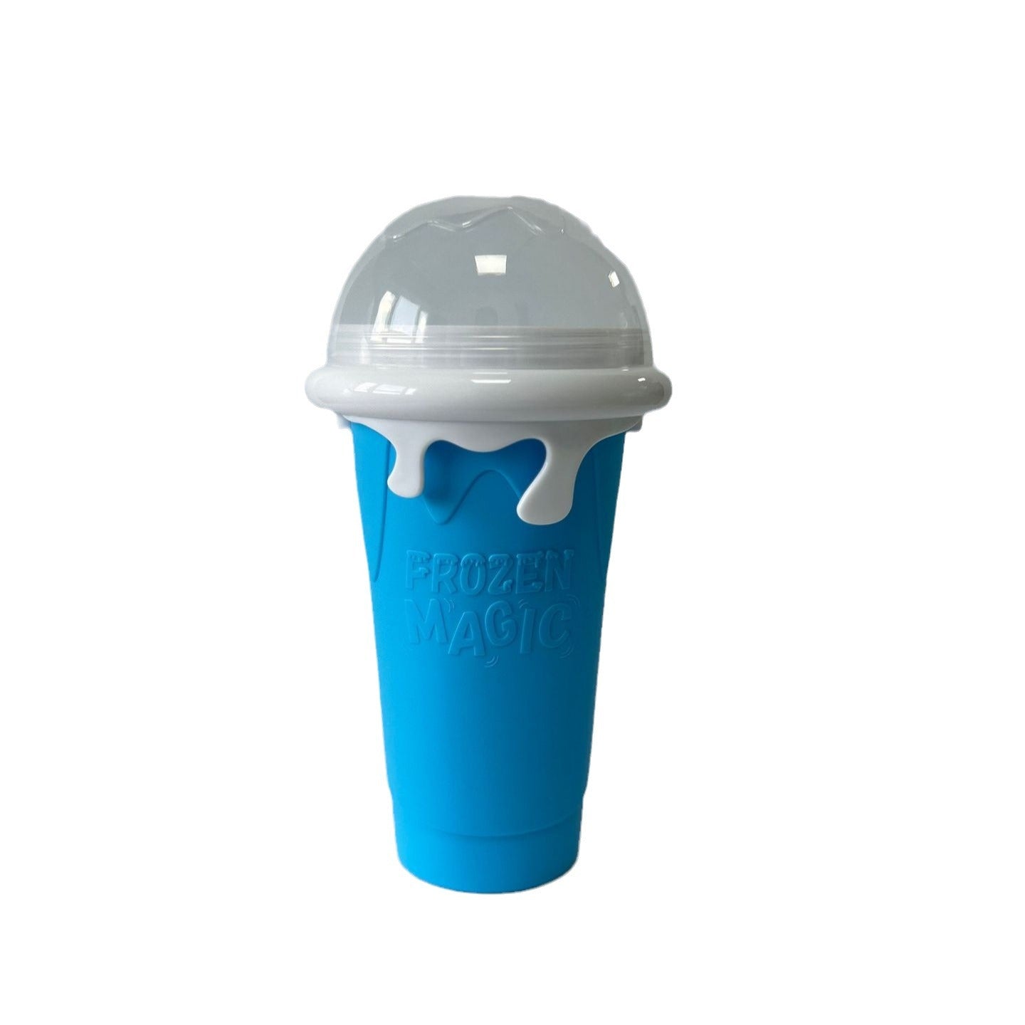 Portable Silicone Slush Cup – Blue
