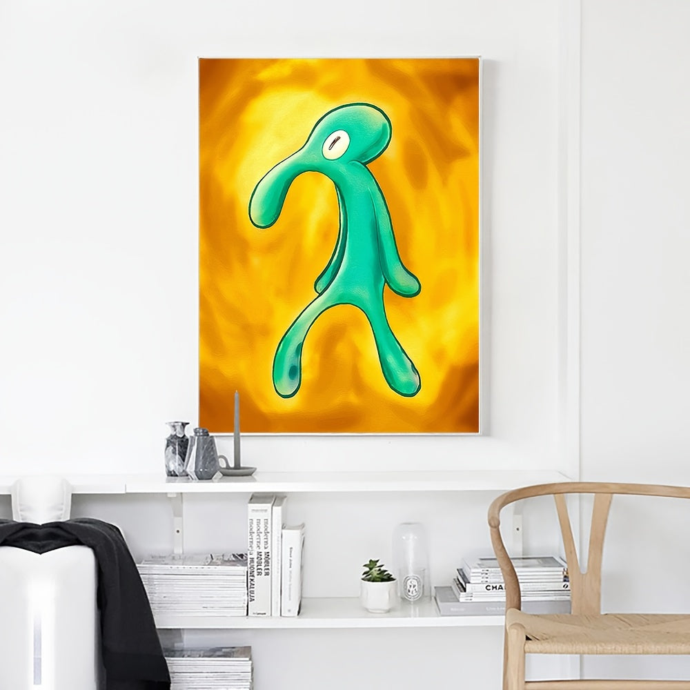 Squidward Wall Art Poster