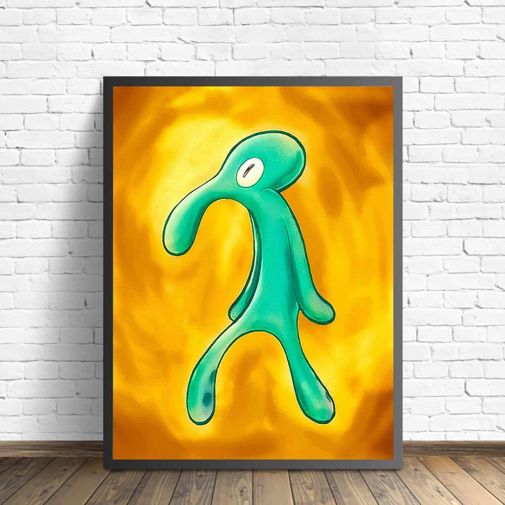 Squidward Wall Art Poster