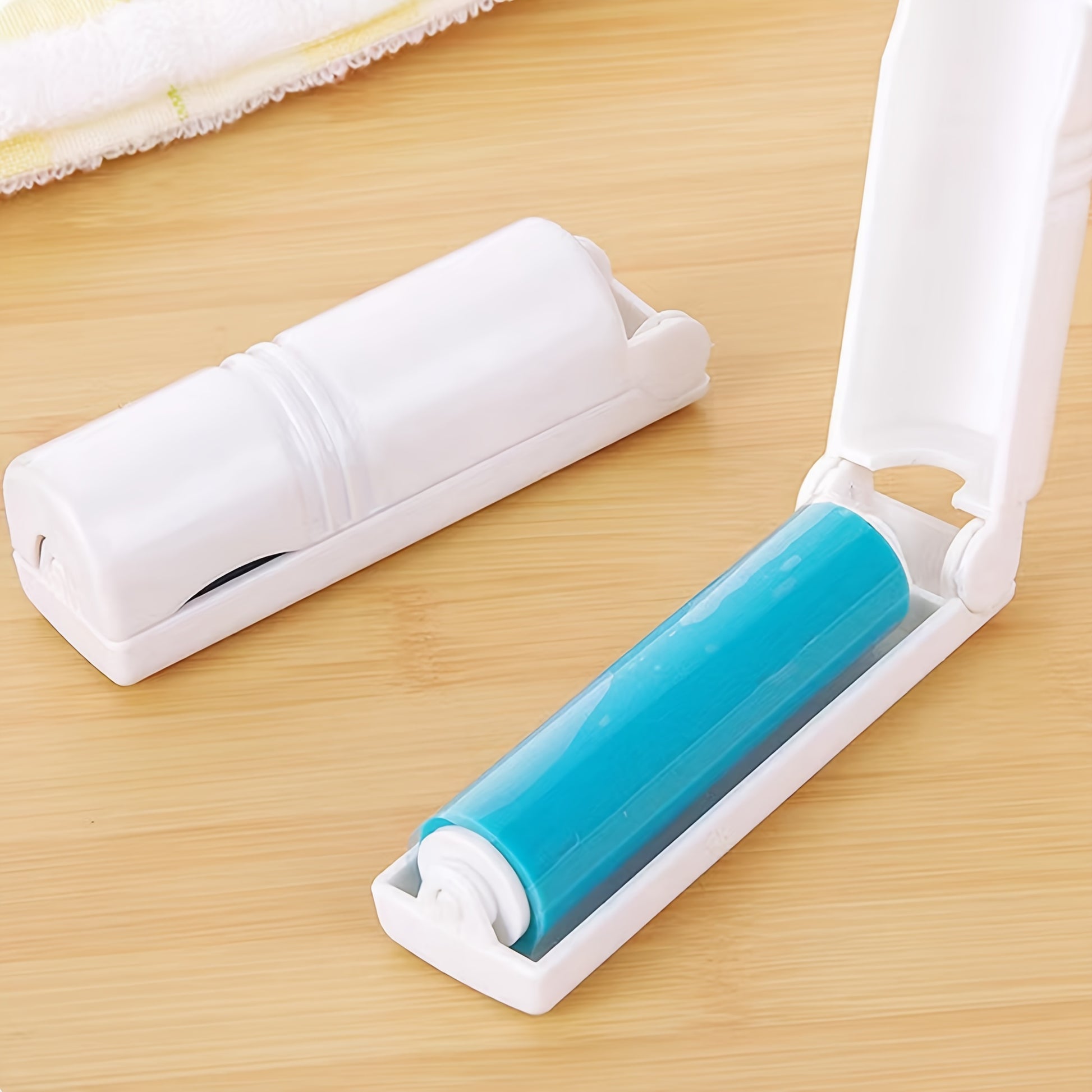 Washable and reusable lint roller for removing pet hair and lint from furniture, clothes, and carpets.