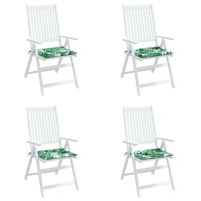 ComfortLeaf™ Μαξιλάρια Εξωτερικού Χώρου 40×40×4 εκ. – Σετ 4 τεμαχίων